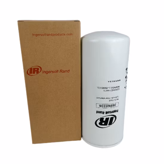 Compresor separador de aire y aceite combustible Atlas, filtro Mann Ingersoll Rand Kaeser